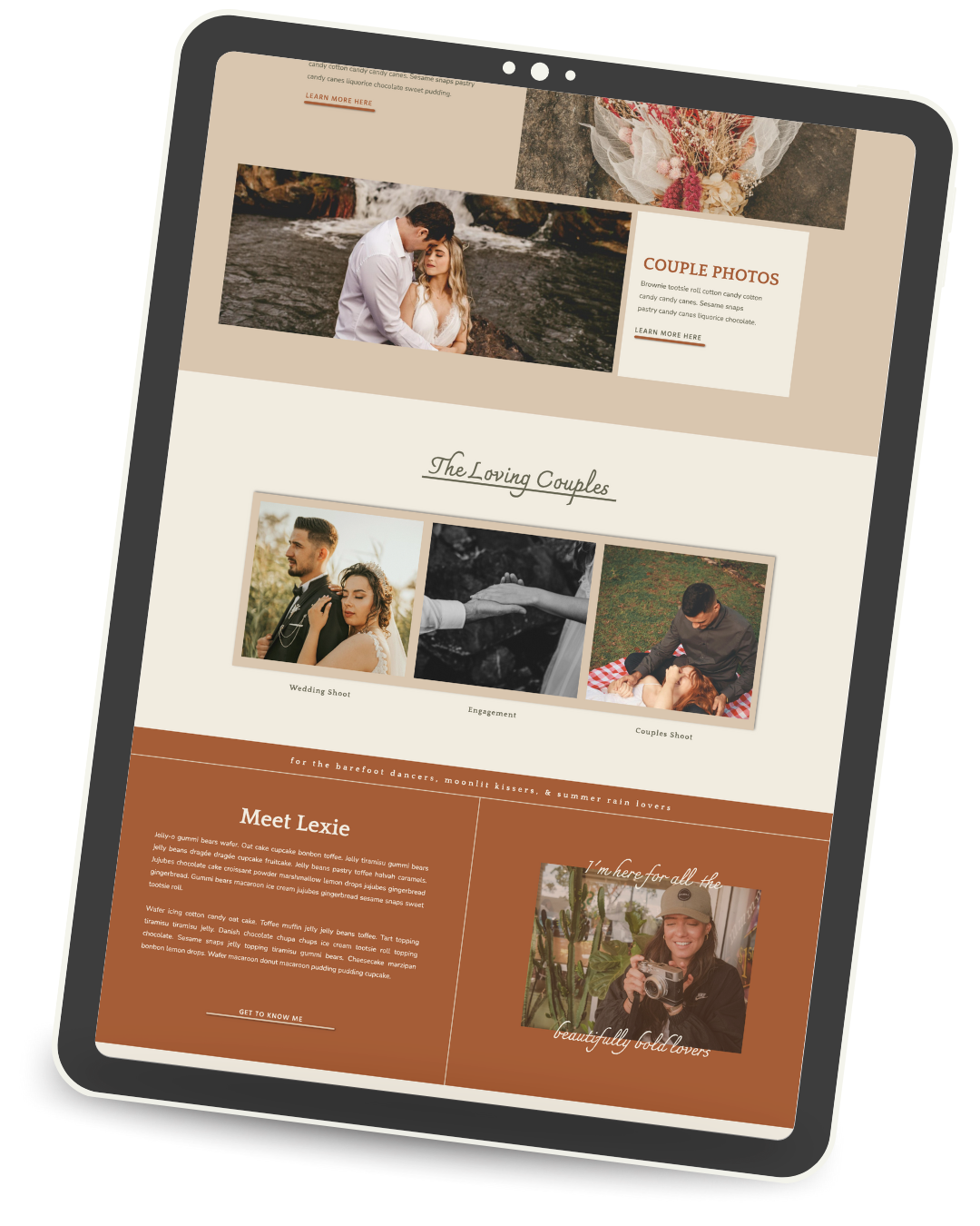 Wildheart Weddings Template