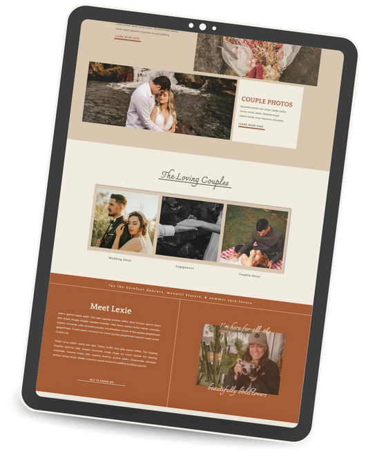 Wildheart Weddings Template